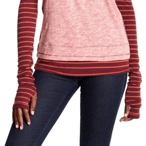 Free People Layered Look Turtleneck Top - Picture 5 of 6